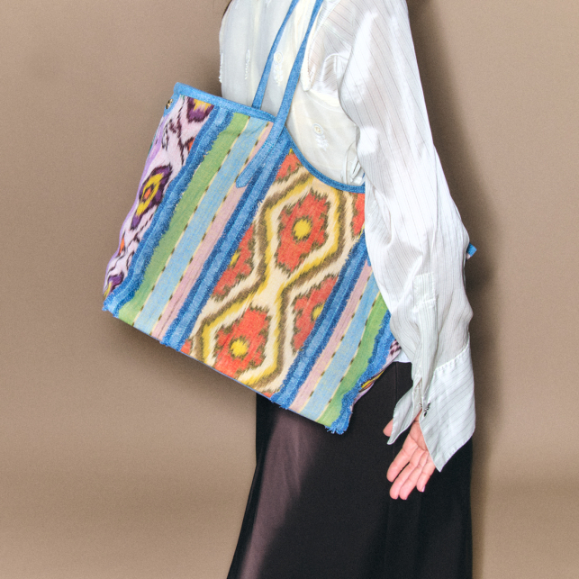 Cabas Patchwork de Tissus India Lasso