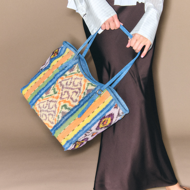 Cabas Patchwork de Tissus India Lasso