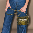 Sac Python Charly Dark Vert Kaki