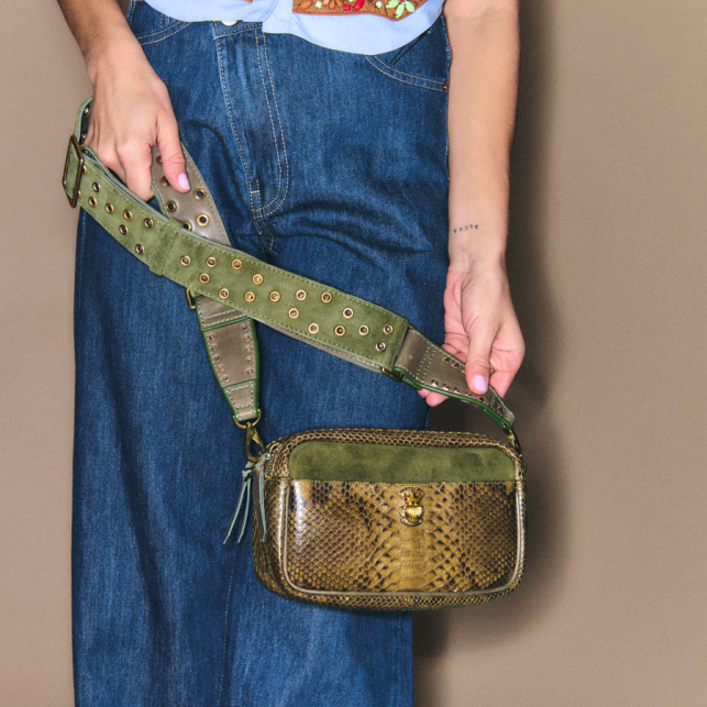 Sac Python Lily Vert Kaki