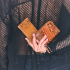 Porte Carte Python Helena Moka