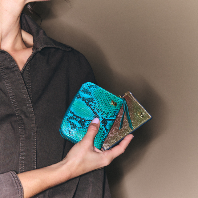 Portefeuille Python Mini Bob Prairie