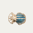 Rodeo Leather Golden Turquoise Beetle Baby Belt