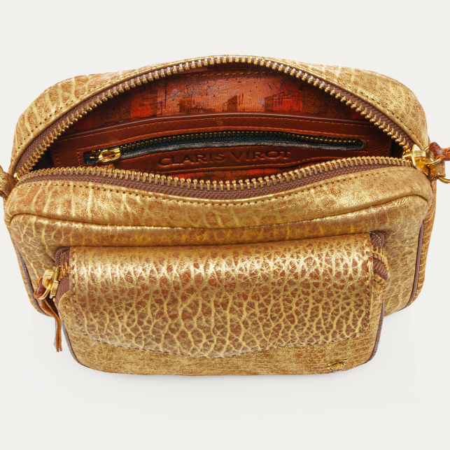 Sac Cuir Charly Bubble Or Antique