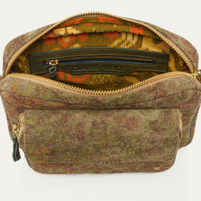 Bag Big Charly Papyrus Used Thick Suede