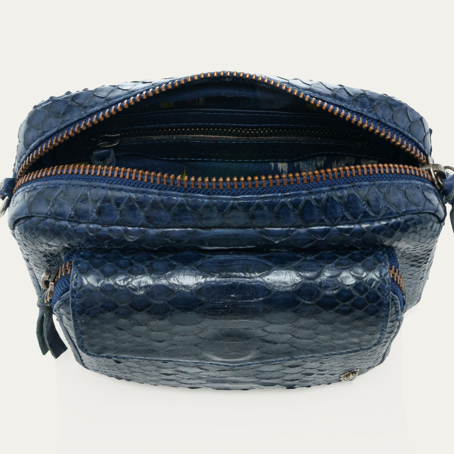 Sac Python Charly Bleu Navy