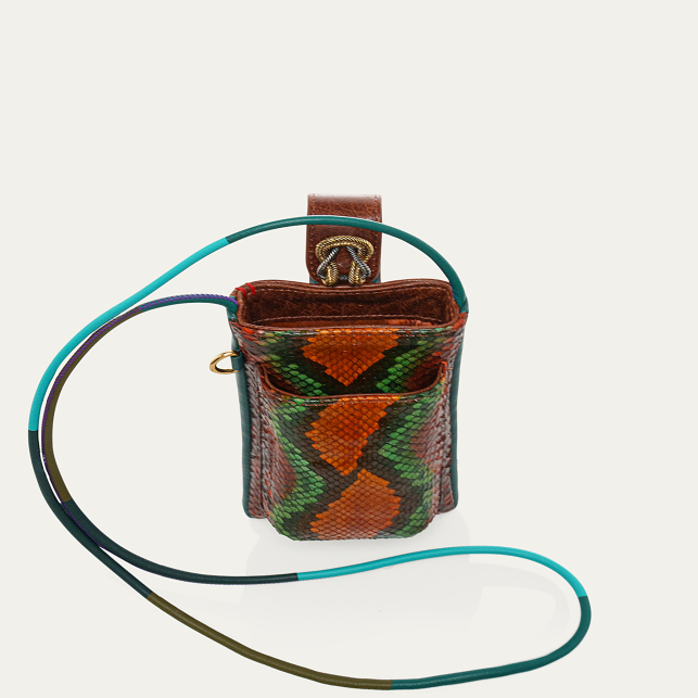 Oasis Python Phone Bag Double Marcus