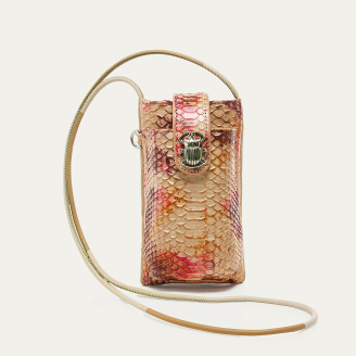 Amphora Silver Python Phone Bag Double Marcus