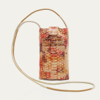 Etui à Telephone Python Double Marcus Amphore Argent