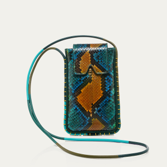 Blue Lotus Python Emile Sunglasses Case