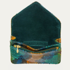 Blue Lotus Python Card Holder Alex