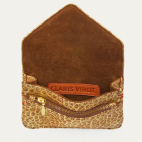 Antic Gold Bubble Leather Card Holder Alex