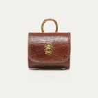 Cognac Leather Jamie Airpod Holder