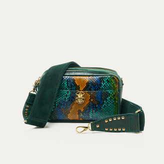 Blue Lotus Python Bag Lily