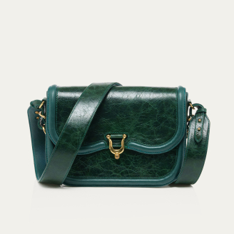 Jade Green Leather Manon Bag
