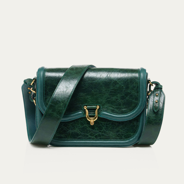 Jade Green Leather Manon Bag