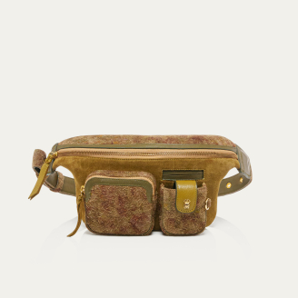 Sac Banane Veau Velours Romeo Papyrus