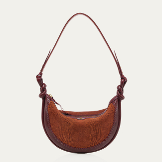 Sekhmet Thick Suede Embroidered Chris Bag