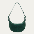 Jade Green Thick Suede Chris Bag