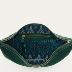 Jade Green Thick Suede Chris Bag