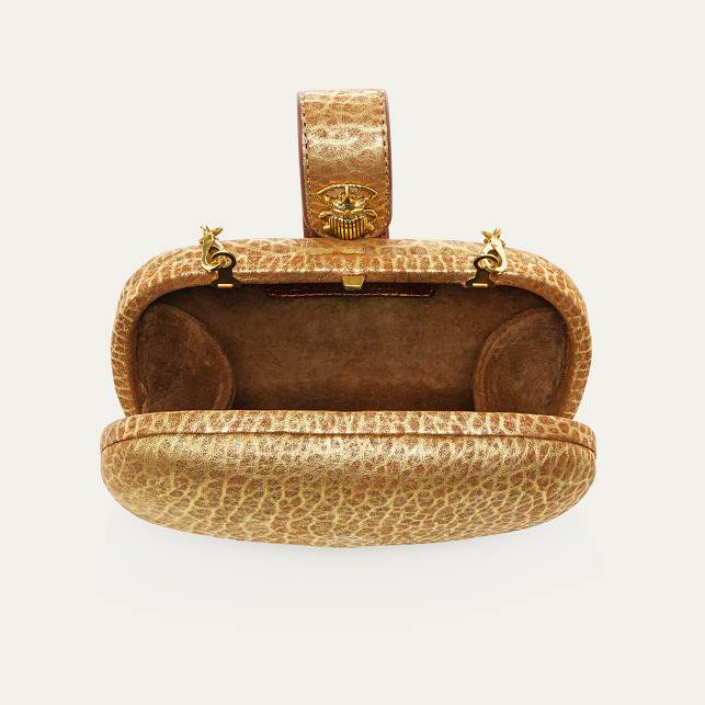 Antic Gold Bubble Leather Chiara Bag