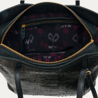 Cabas Python India Noir