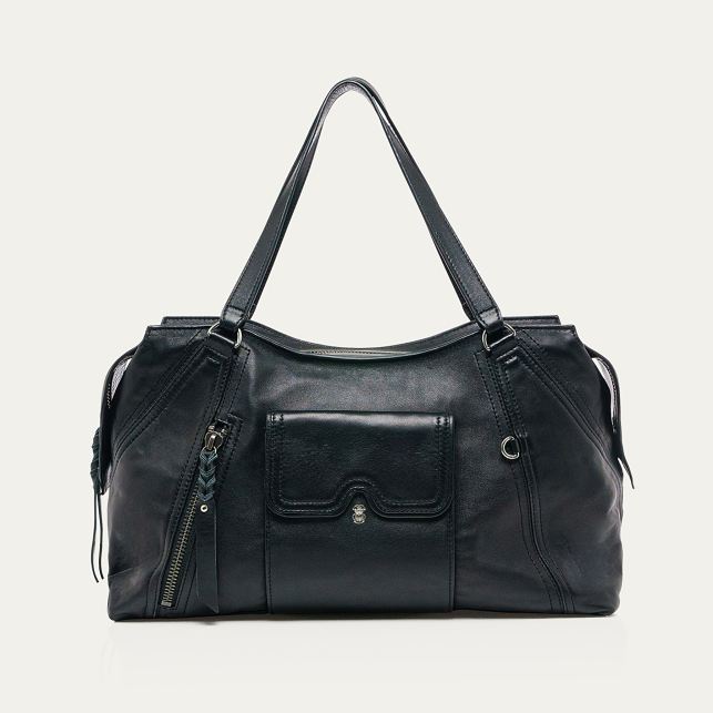 Black Nappa Juno Bag
