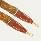 Endek Camel Printed Strap with Hooks