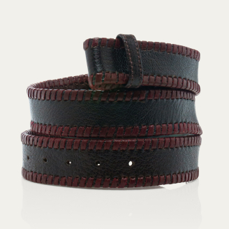 Ceinture Veau Velours Sekhmet Brodé