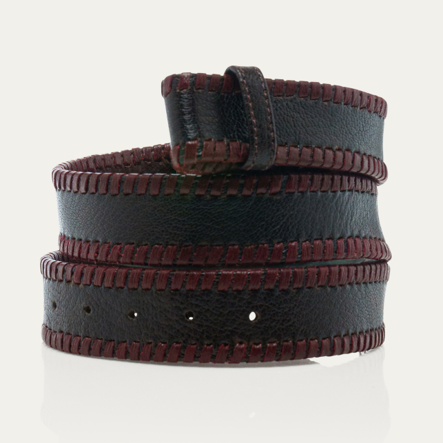 Ceinture Veau Velours Sekhmet Brodé