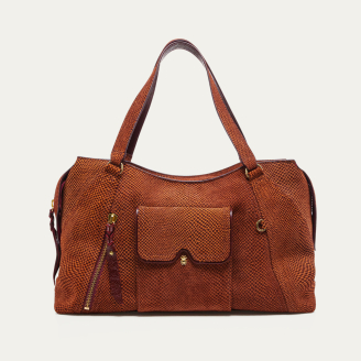 Sac Juno Veau Velours Sekhmet Or