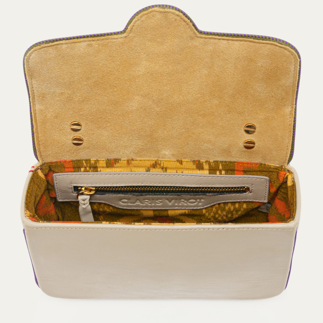 Sac Ava Medium Nappa Gypse