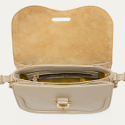 Nappa Gypsum Leather Manon Bag
