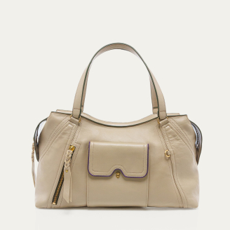 Gypsum Nappa Juno Bag
