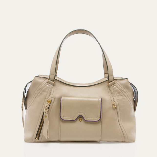 Gypsum Nappa Juno Bag