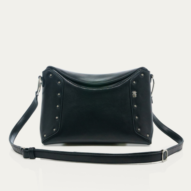 Sac Cuir Nappa Noir Gaia