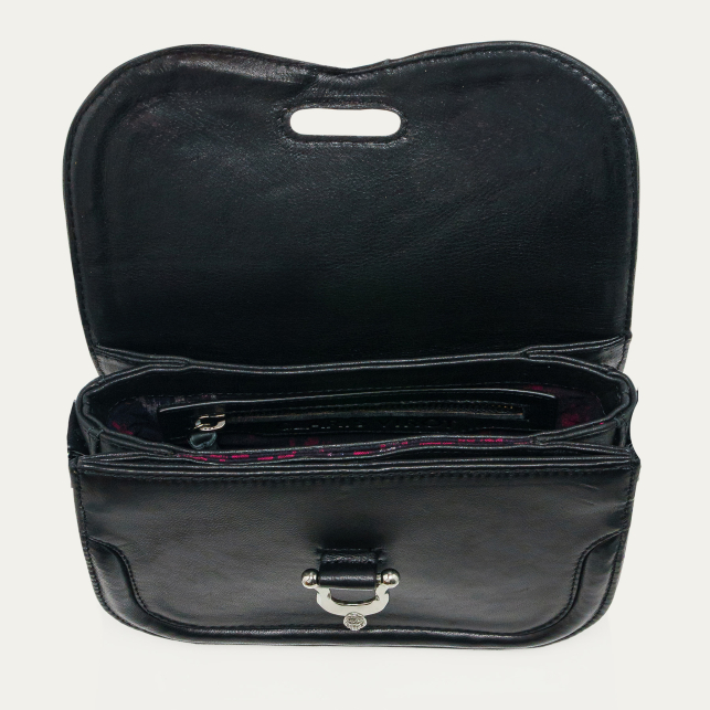 Nappa Black Leather Manon Bag