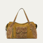 Sac Juno Veau Velours Papyrus