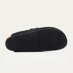 Mules Georgette Suede Noire Collab Estelle