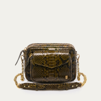Bag Charly Dark Kaki Python 