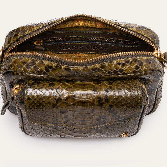 Sac Python Charly Dark Vert Kaki