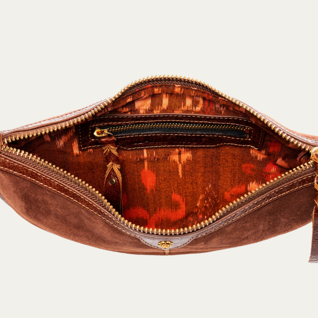 Mini Chris Cognac Leather