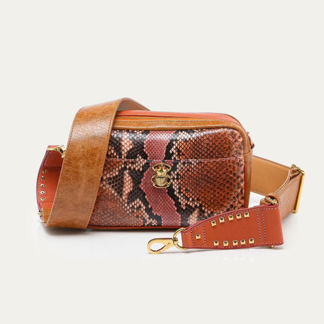 Terracotta Python Bag Lily