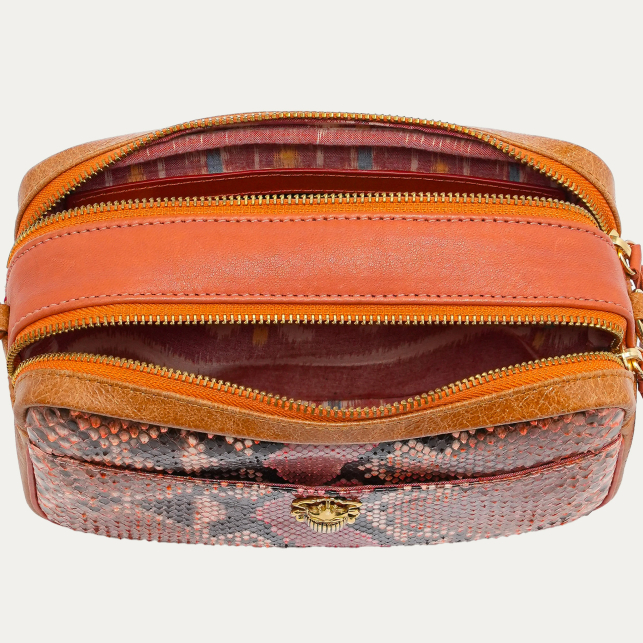 Sac Python Lily Terracotta