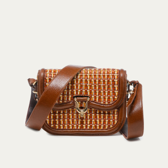 Sac Mini Manon Cuir Tressé Fusealis