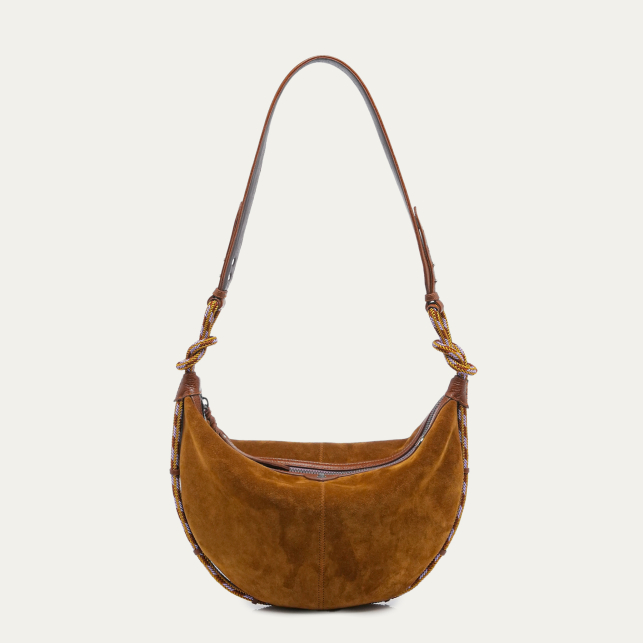 Tobacco Suede Chris Bag
