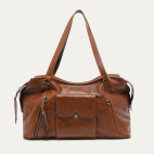 Tobacco Leather Juno Bag