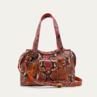 Sac Mini Juno Python Terracotta