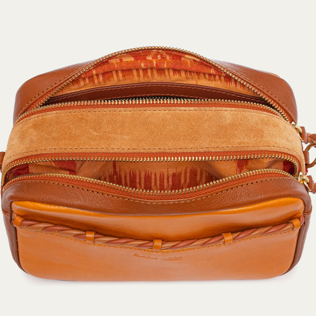 Honey Leather Lily Bag