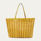 Tote Bag Marny Cobra Mimosa And Suede Mustard